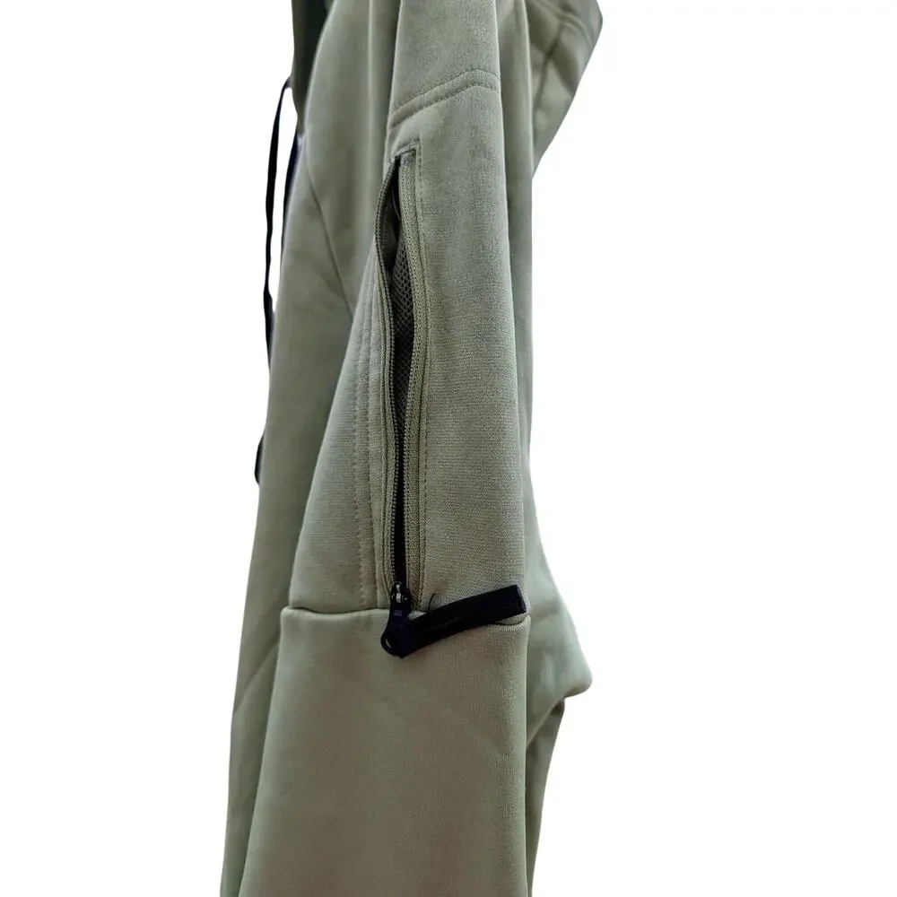 Nike Therma-FIT Hoodie Olive Green XL Tall Pullover Sweatshirt Men’s